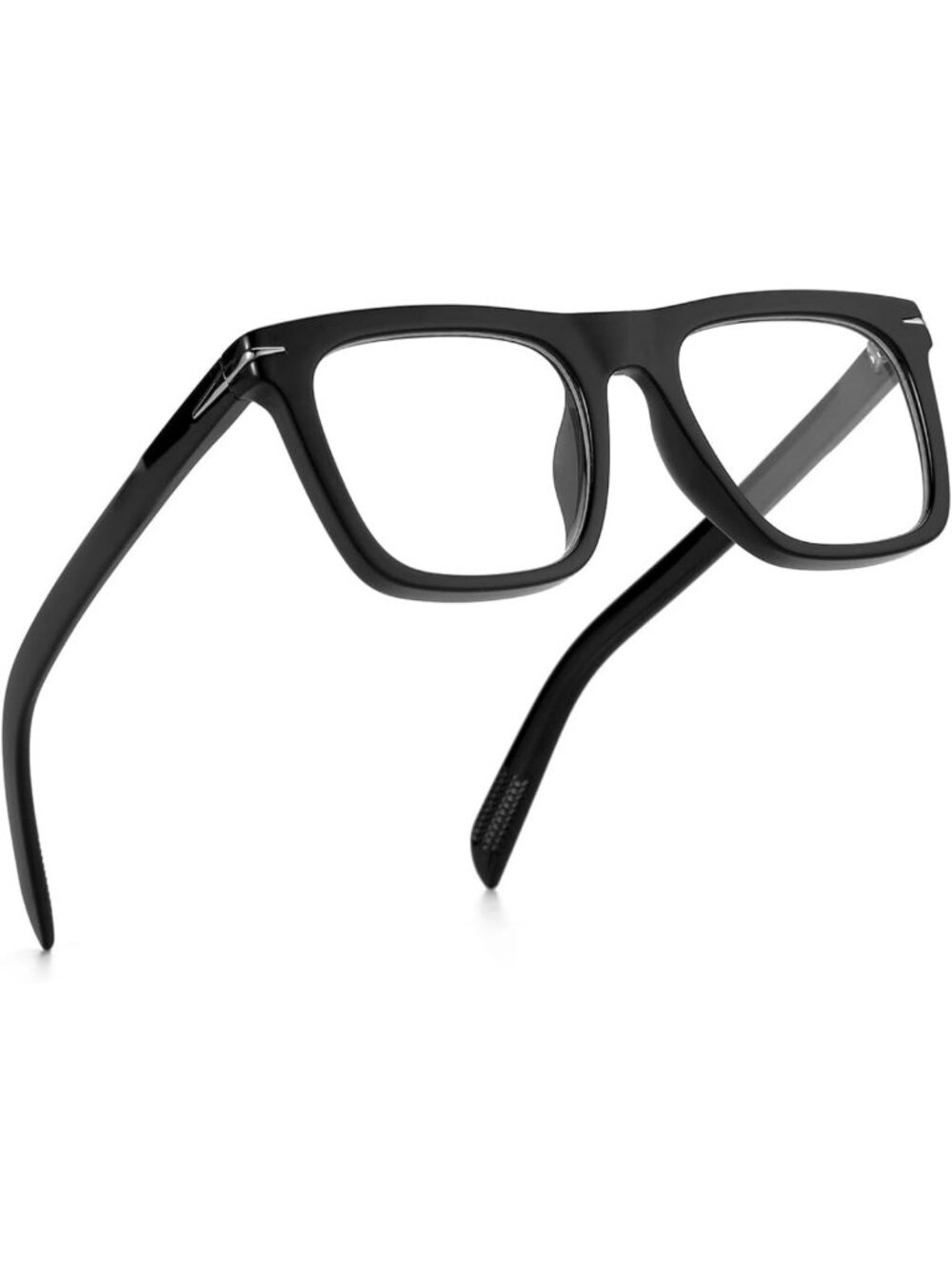 Trendy Square Blue Light Blocking Glasses for Men & Women, Fashionable